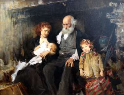 The grandfather - Longo Mancini Francesco